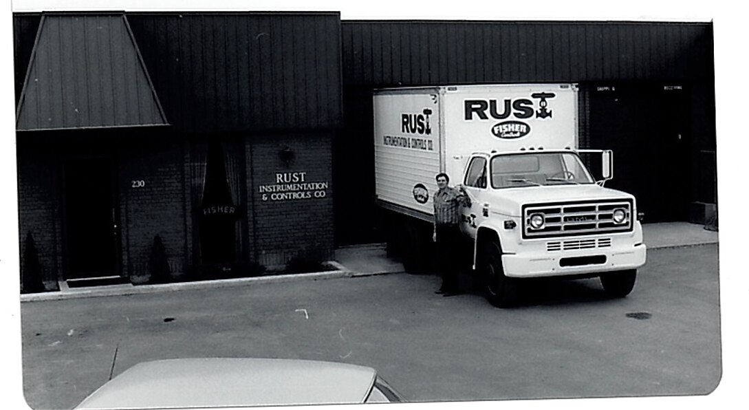 The first Rust Instrumentation & Controls Co. service truck, 1976